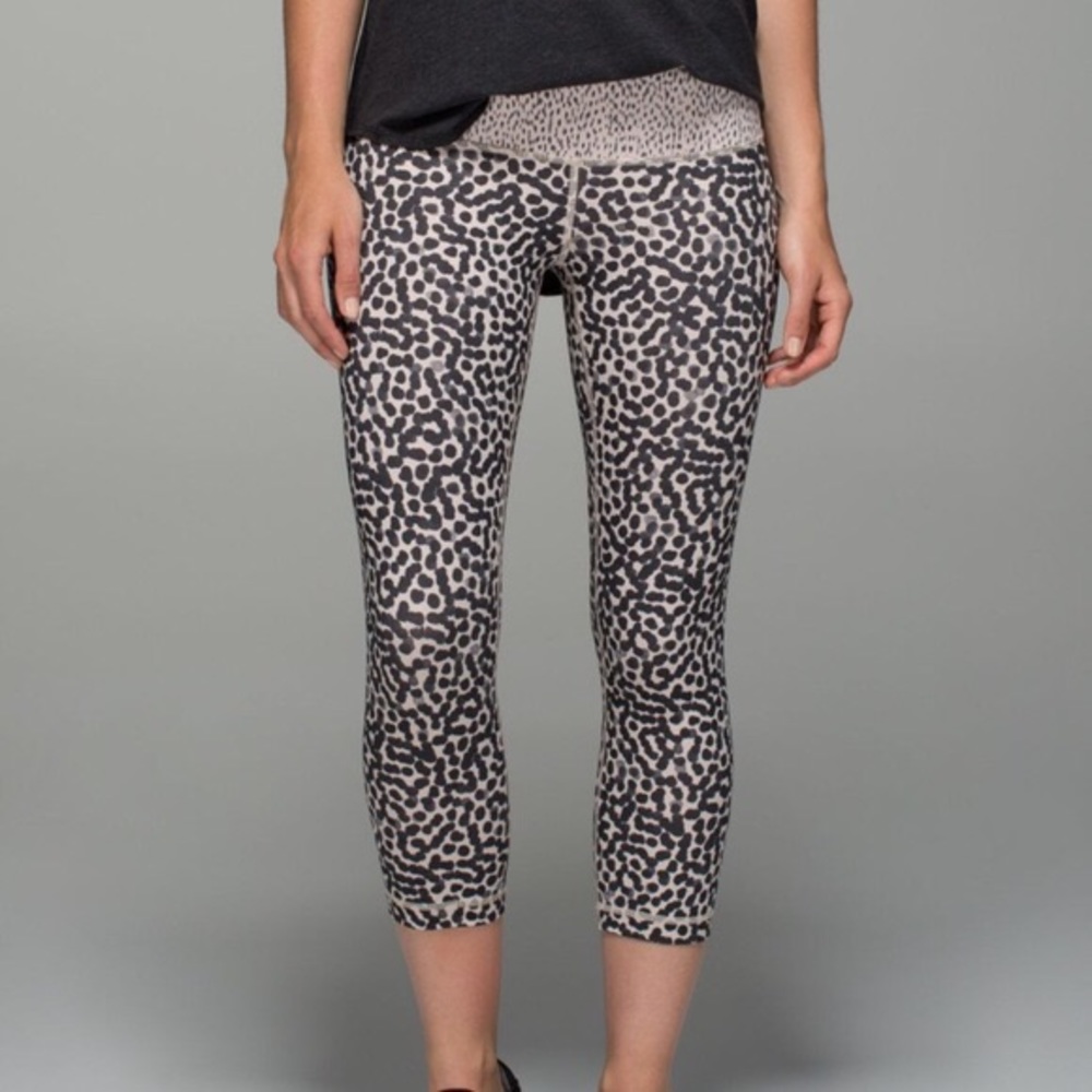 Lululemon Athletica Leopard Print Leggings